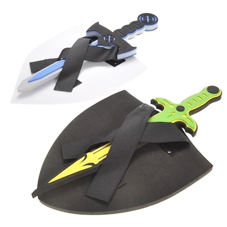 Azimport AZImport PS205EL Sword - Shield Play Set with Unique Designs for Both The Sword & The Shield PS205EL